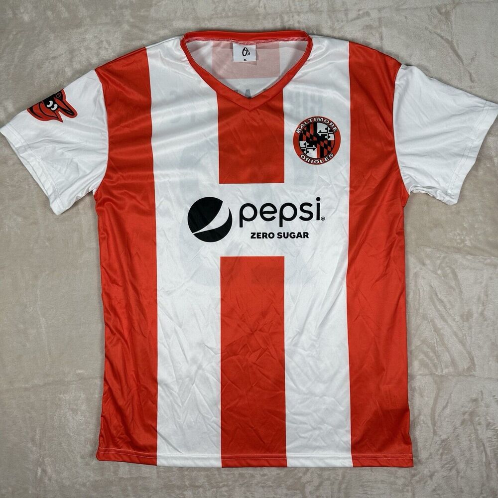 Baltimore Orioles BIRDLAND FC 2023 MLB Soccer Jersey 7/15/23 SGA Size XL